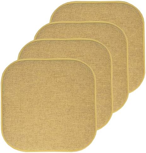 Sweet Home Collection Chair Cushion Memory Foam Pads Honeycomb Pattern Slip Non by SweetHomeCollection