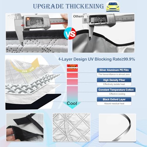 KMF 8pcs Thicken Full Sun Shades - Image 3