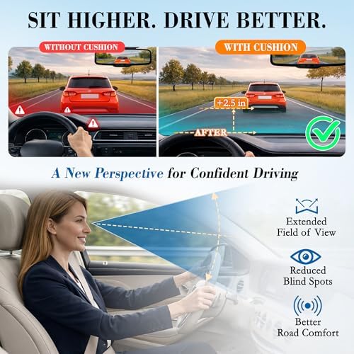 Lofty Aim Car Seat Cushion, Memory Foam Car Seat Cushions - Image 4