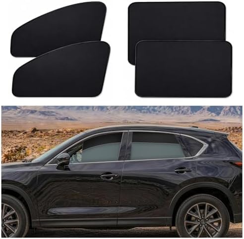 ZATOOTO Magnetic Car Window Shade 4 Pack, Car Privacy Curtain UV Block by ZATOOTO