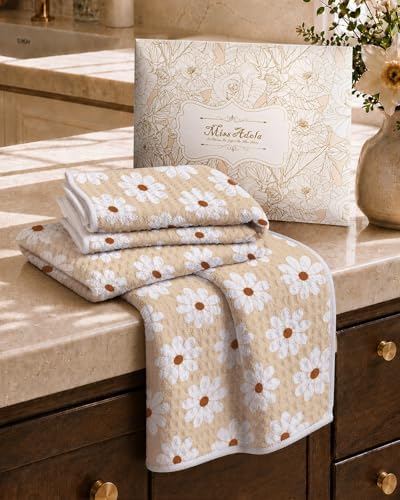 Miss Adola Double-Sided 3 Pack Dish Cloths, Daisy Charm - Image 6