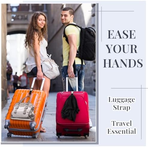 3 Pcs Add a Bag Luggage Straps for Suitcases, Connector Straps - Image 5