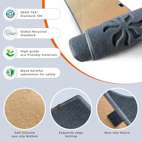Dashboard Cover Dash Mat Fit for to-yota Corolla 2018-2014, Car Dash Board Mat - Image 3