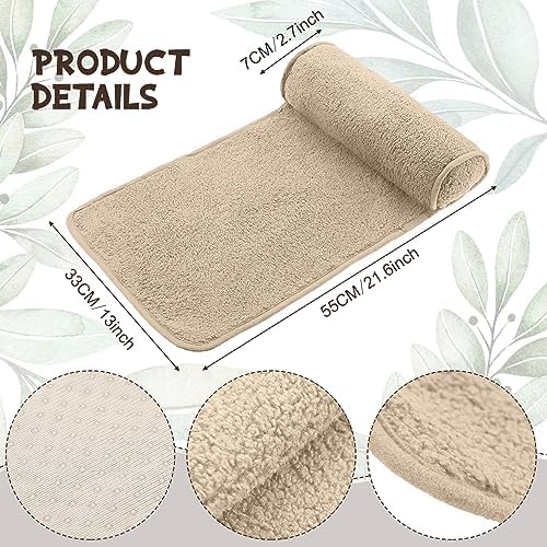 Weysat Head Neck Pillow for Recliner Chair Head Rest Roll, Light Camel - Image 2
