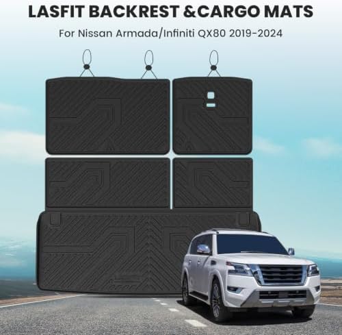 LASFIT Cargo Mats for Nissan Armada 2017-2024 / Infiniti QX80 2011-2024 - Image 2