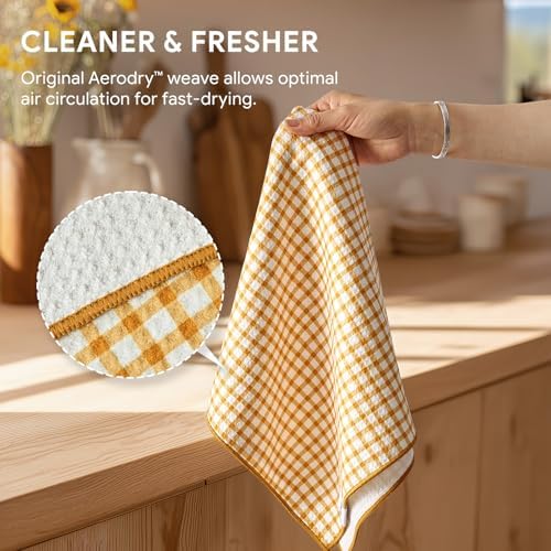 RECYCO Waffle Kitchen Towel Set of 2 - Image 5