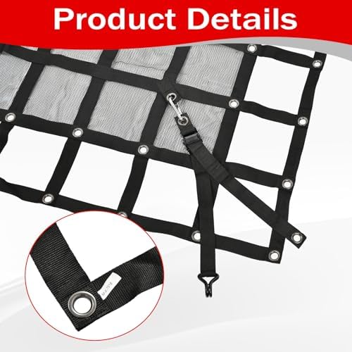 Heavy Duty 81" x 96" Truck Bed Cargo Net - Image 6