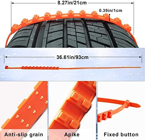 Reusable Snow Tire Chains for Trucks & SUVs - Image 2