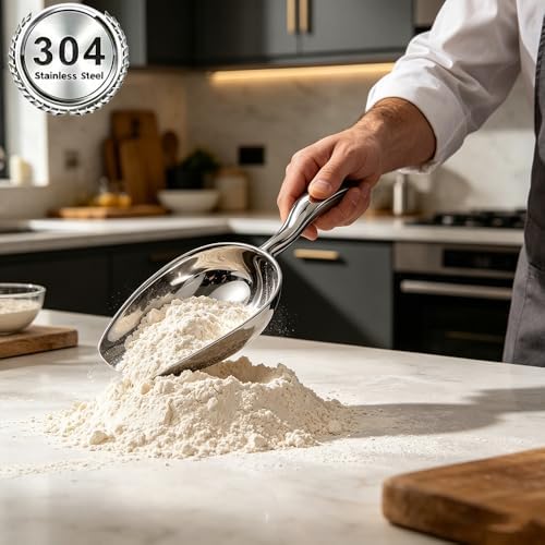 8 oz 304 stainless steel ice scoop, suitable - Image 6