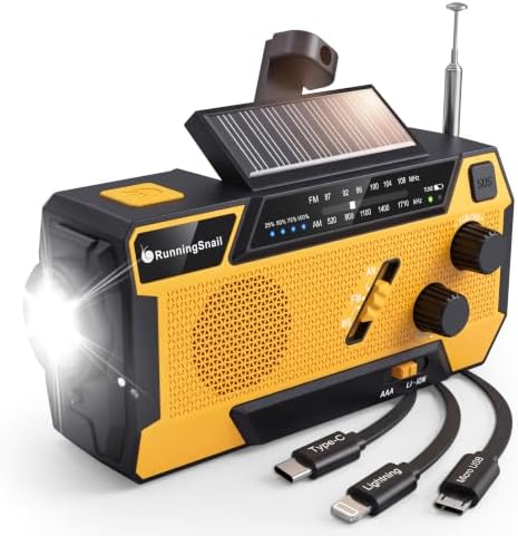 RunningSnail Hand Crank Emergency Radio by RunningSnail