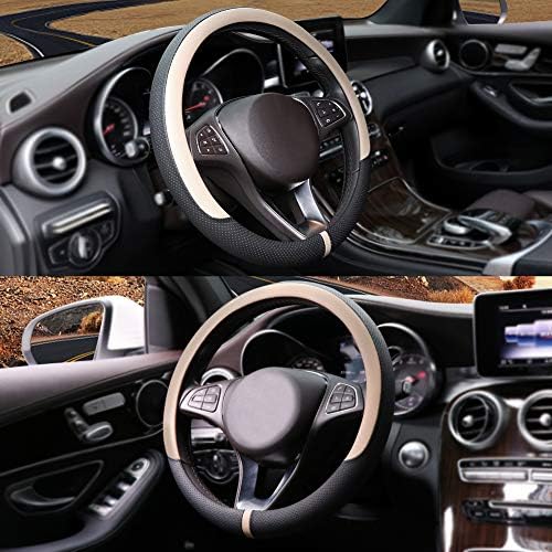 COFIT Breathable Car Steering Wheel Cover 15 inch Auto Universal Leather Wrap - Image 2