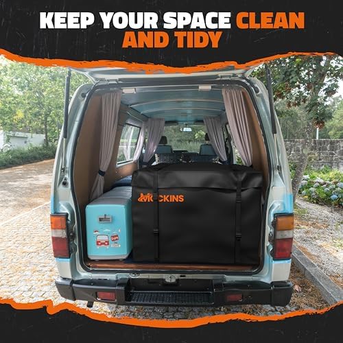 Mockins 30 Cubic Ft Square Trailer Hitch Cargo Carrier Bag 40"x40"x32" - Image 6