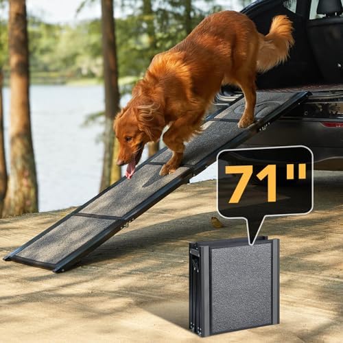 PetThem Dog Ramp for Cars, Extra-Long Foldable by PetThem