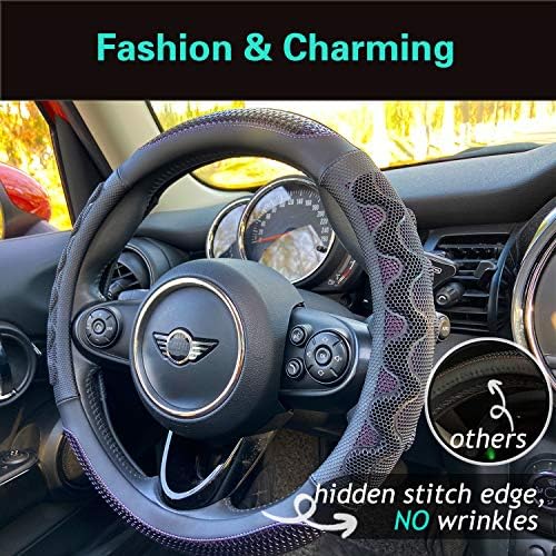 PINCTROT Large Size Steering Wheel Cover Great Grip 15.75 Inch - Image 2