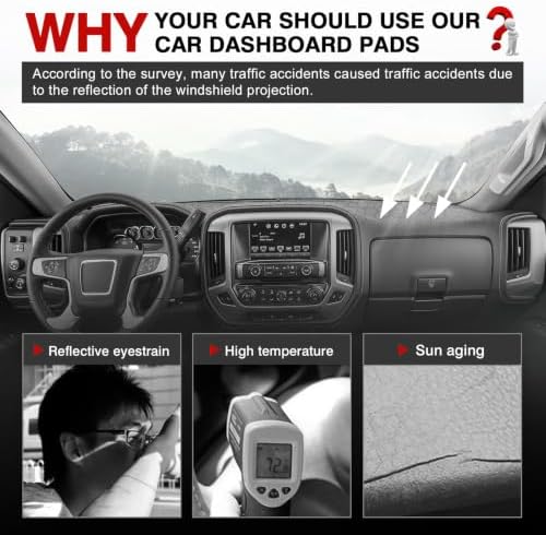 Autorder Gray Dashboard Cover Mat - Image 2