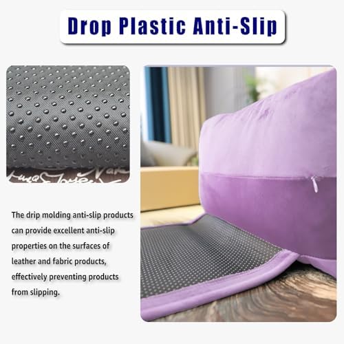 Velvet Recliner Headrest Pillow, Non-Slip Neck Support - Image 3