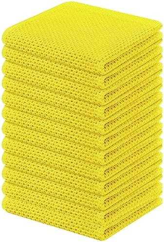 Kitinjoy 100% Cotton Waffle 12-Pack Kitchen Towels by Kitinjoy
