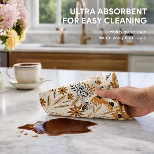 RECYCO Waffle Kitchen Towel Set of 2 - Image 4
