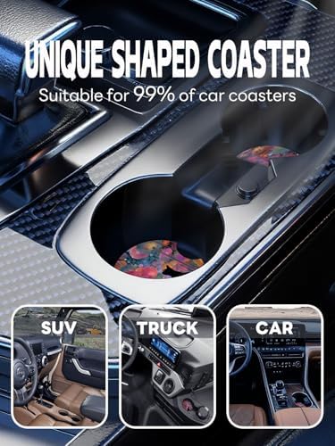 WOCOCN Car Coasters, Cup Holder Coasters - Image 6