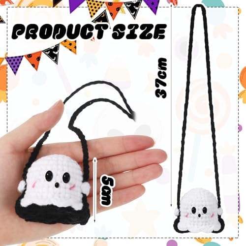 Fanfanwin Halloween Crochet Car Ornament - Image 3