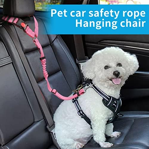 YAOHDAO Dog Seat Belt Harness for Car, Restraint Adjustable - Image 2