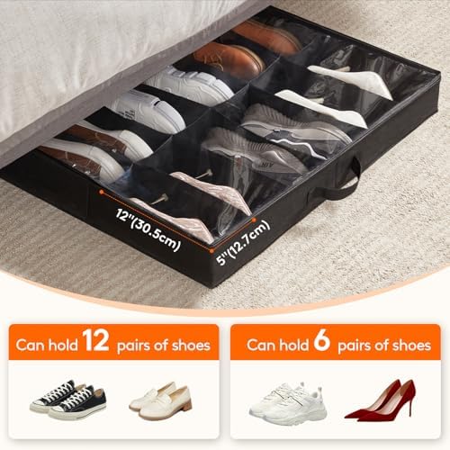 Lifewit Under Bed Shoe Storage Organizer, 1 Pack - Image 4