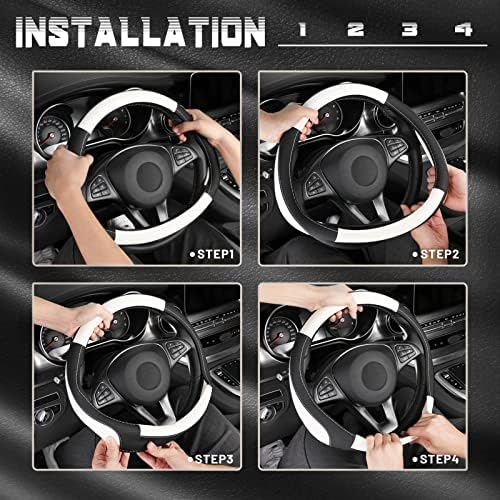 SEG Direct Steering Wheel Cover 14.5-15 inch Car Auto Interior Accessories - Image 6
