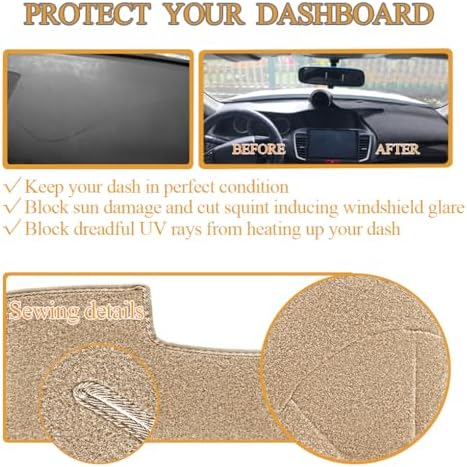 Dash Cover Mat for 2000-06 Chevy Suburban Tahoe Avalanche Y44 - Image 5
