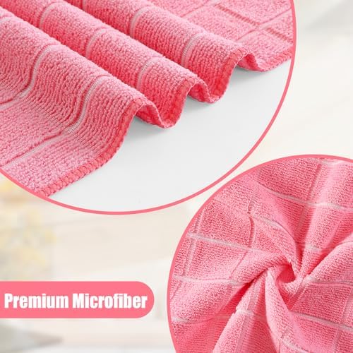 Homaxy Microfiber Kitchen Towels and Dishcloths Sets, 16 Pack - Image 2