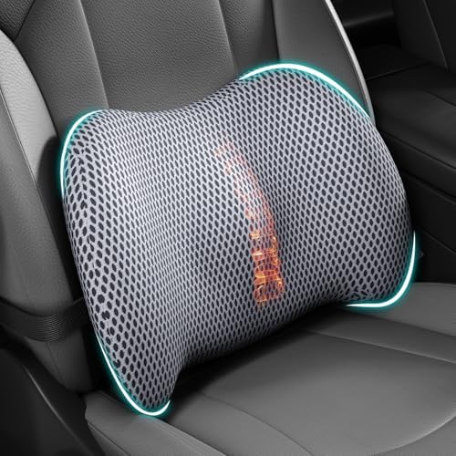 BYMECOST Lumbar Support Pillow for Car, Memory Foam Car Back Cushion by BYMECOST