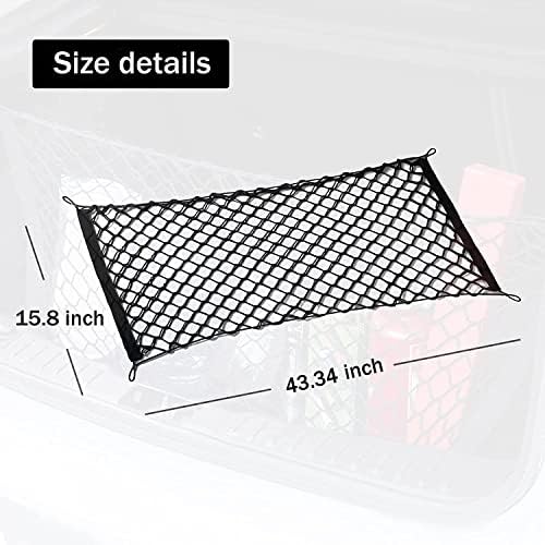 Amiss Cargo Net Stretchable. Adjustable Elastic Trunk Storage Net - Image 3