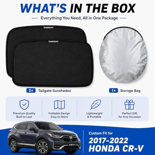 Car Window Shades for 2017-2022 Honda CRV Rear Side Window Mesh Sun Shade - Image 7