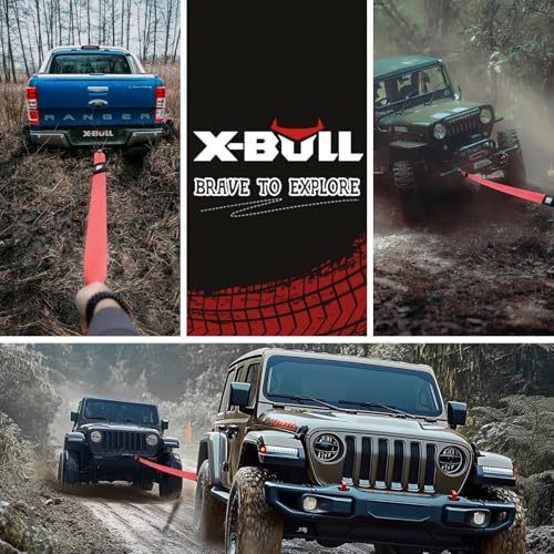 X-BULL Tow Strap with Forged Steel Hooks Lab Tested 10, 321lbs Break Strength - Image 6