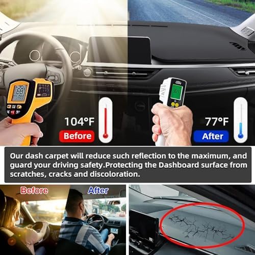 SKYLOTEC Dash Cover for Toyota Camry SE XSE LE Sport XV50 2012-2017 - Image 5