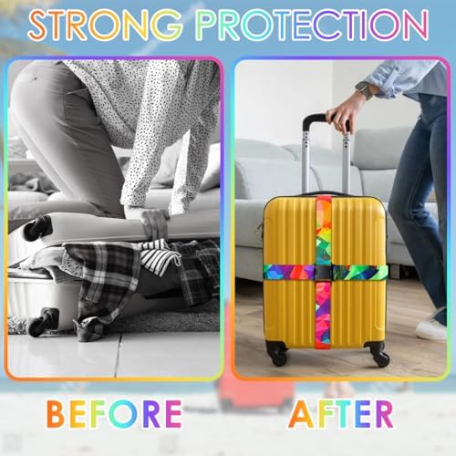 Gutsdoor Luggage Straps for Suitcases Adjustable Travel Belt, Connector Holds - Image 6