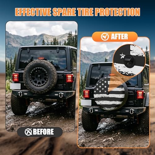 Moonet 32" Tire Cover for Jeep Wrangler JL - Image 3