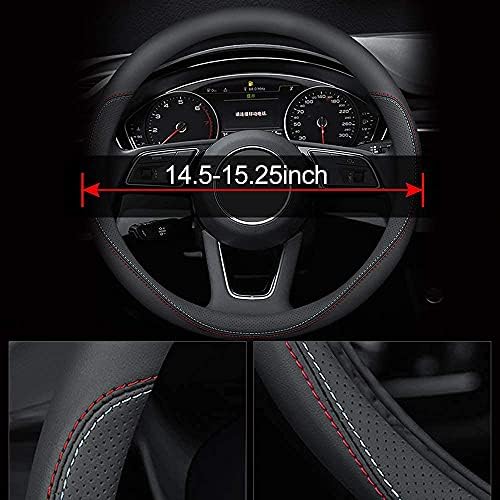 Carodi Latest Nappa Leather car Steering Wheel Cover, Stylish Non-Slip Leather - Image 5