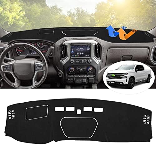 Autorder Dashboard Cover Mat for 2019-2025 Chevy Silverado 1500 2500HD by Autorder