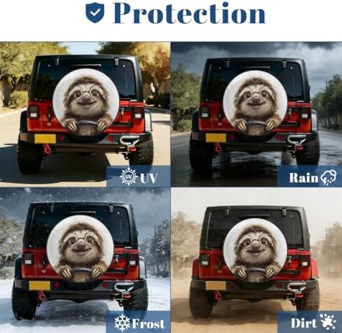 Funny Spare Tire Cover Waterproof Dust-Proof Spare Wheel Covers - Image 7