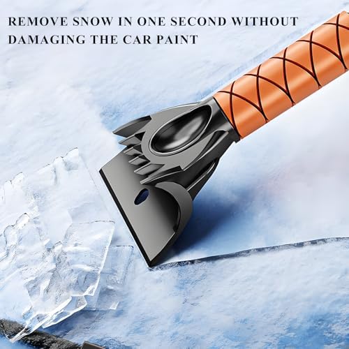 26.4 Inch Car Snow Scraper and Brush, Detachable Winter Snow Removal Tool - Image 5