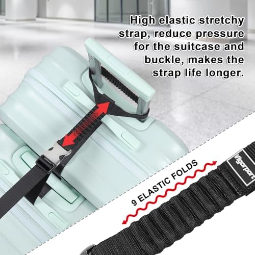 Vigorport Luggage Straps, Metal Luggage Connector Straps - Image 3