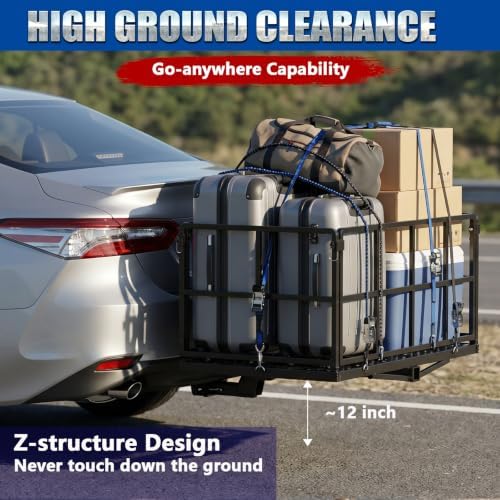 61x25x16 Foldable Hitch Cargo Carrier - Image 6
