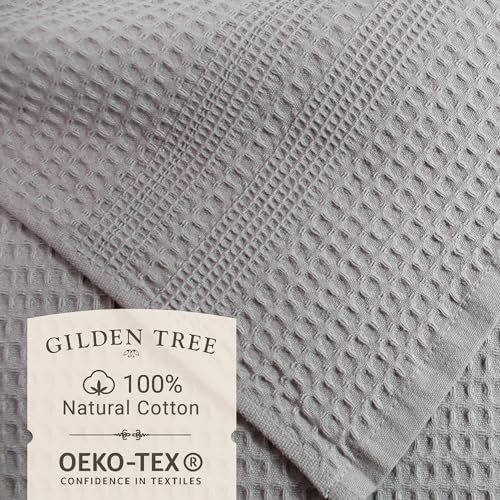 GILDEN TREE Waffle Hand Towels for Bathroom Quick Dry Towel Super Absorbent - Image 2
