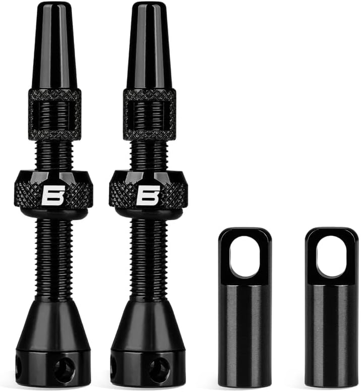 BWSHLF Tubeless Presta Valve Stem 40/44/55/60/65/80/100 mm, Super Light Alloy - Image 2