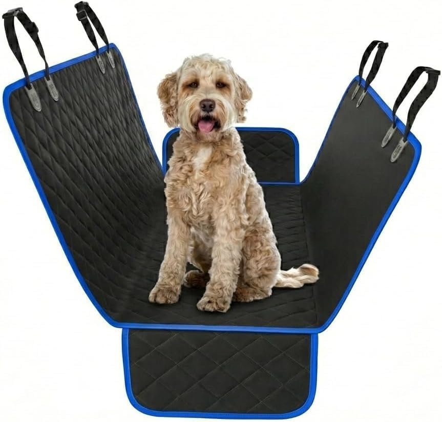 Active Pets Blue XL Dog Car Hammock Back Seat Cover, Waterproof Backseat Cover by ActivePets