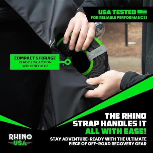 Rhino USA Offroad Recovery Tow Strap - Image 7