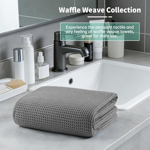 MICROFI Microfiber Waffle Bath Sheet, Quick Dry, Lint Free, 40 x 80 inches - Image 4