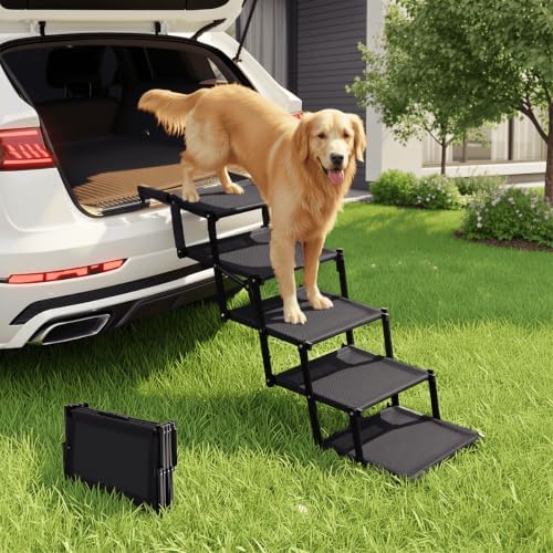 Oiilores Foldable Dog Stairs for Large Dogs by OiiloresComfyDoorMat
