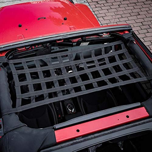 JeCar Mesh Roof Cargo Net Roof Hammock Exterior Accessories Compatible - Image 4