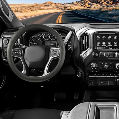Car Steering Wheel Cover for Chevy Silverado 1500 2500 3500, Chevrolet Steering - Image 2